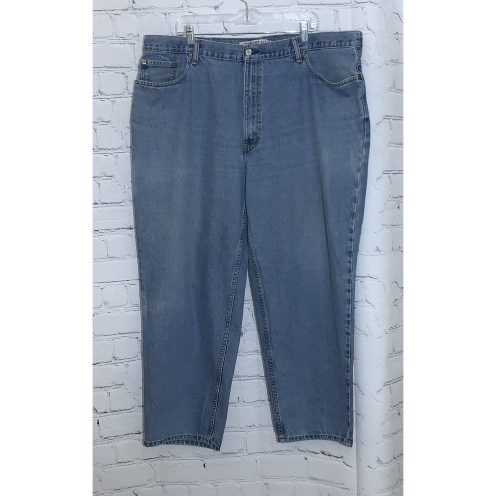 Levi's 560 Jeans Men's 44x28 (Tag 44x30) Loose Comfort Fit Tapered Blue Denim